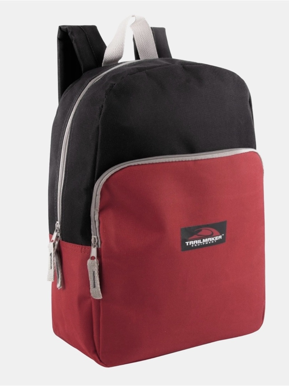 Trailmaker burgundy Red & Black Everyday Backpack unisex